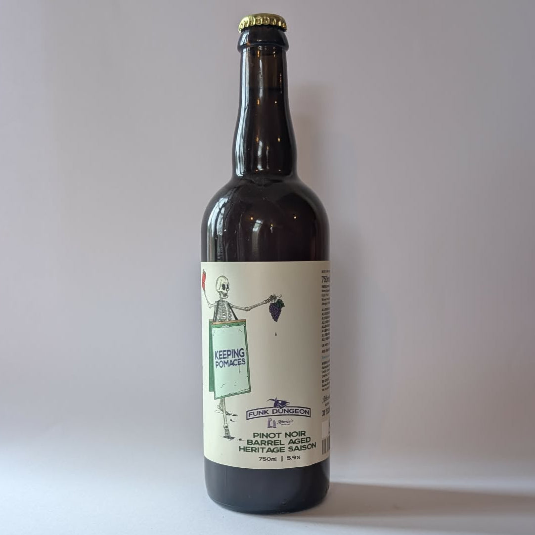 750ml bottle of Keeping Pomaces by Abbeydale Brewery.