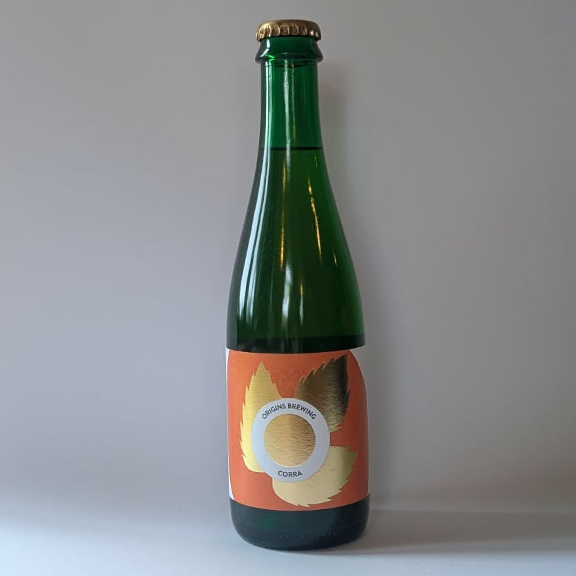 375ml bottle of Origins Brewing Corra.