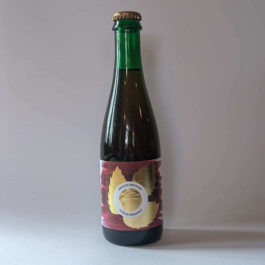 375ml bottle of Origins Brewing Nadar Bramble.