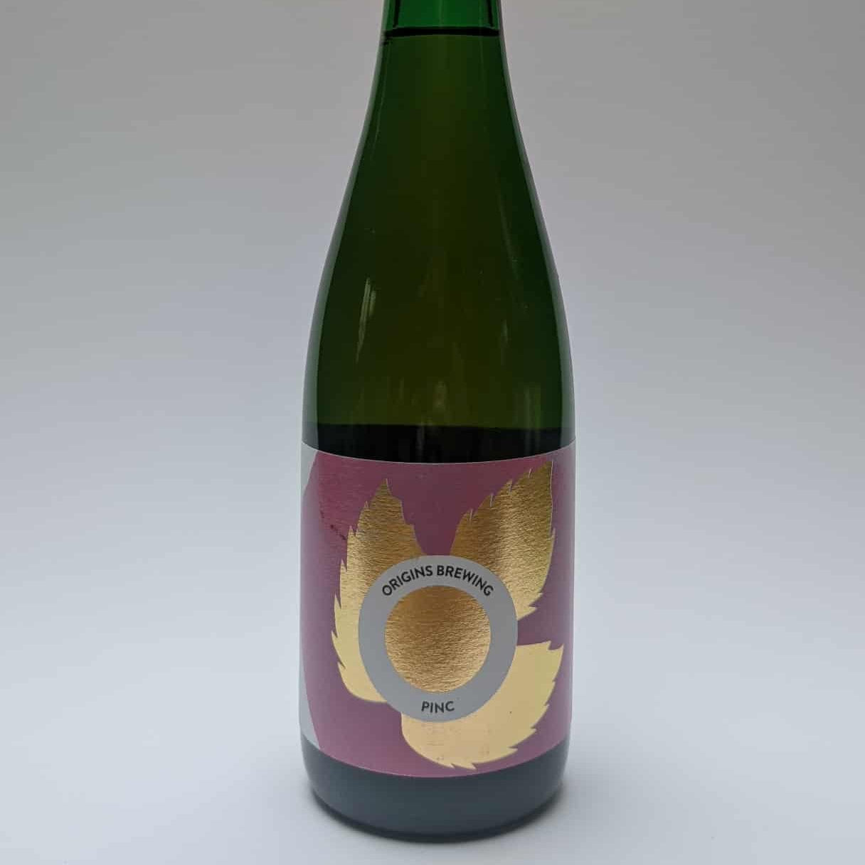 375ml bottle of Origins Brewing Pinc