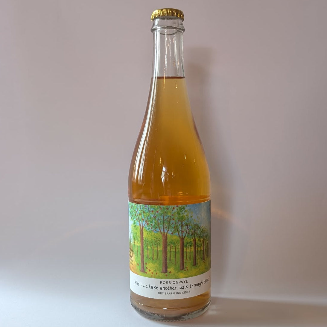 750ml bottle Ross-On-Wye Cider - Shall We Take Another Walk Through Time?