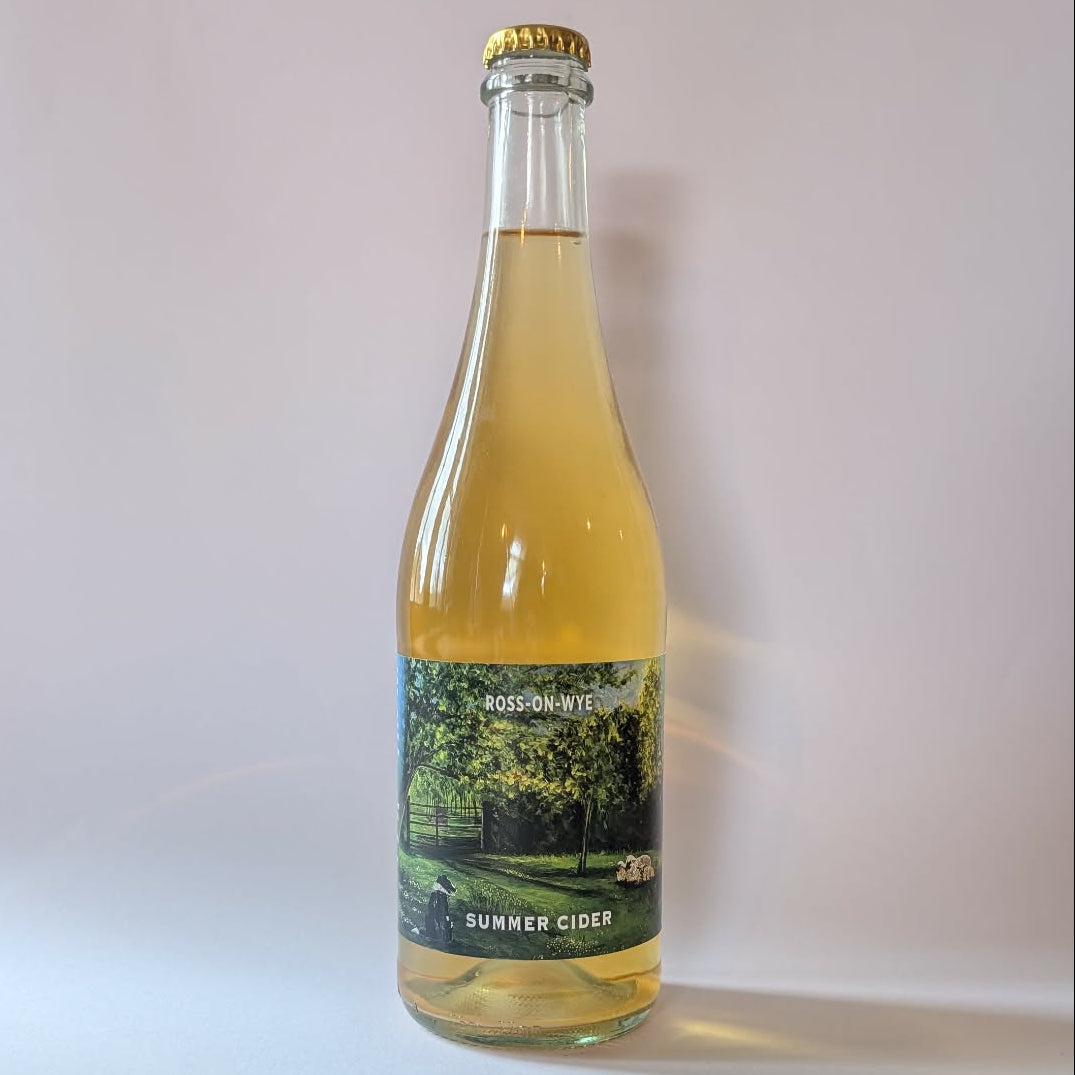 750ml bottle of Ross-On-Wye Summer Cider. 
