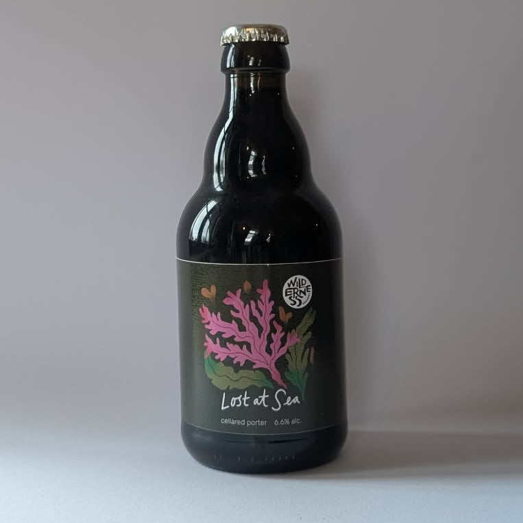 330ml bottle of Wilderness Brewery Lost at Sea cellared porter. 